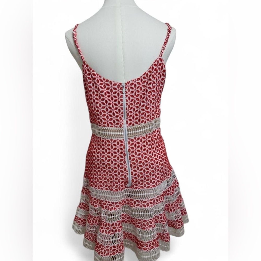 Bardot Coquette Camille Fit and Flare Lace Detail Mini Dress Revolve - Picture 3 of 11